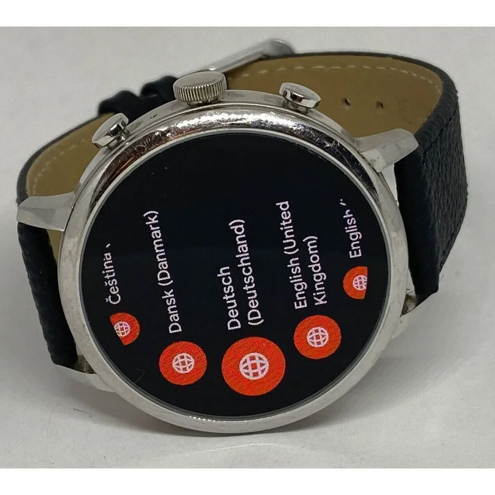 Fossil Gen 4 Authentic Digital Dial Smart Watch Custom Band FTW6014 DC77